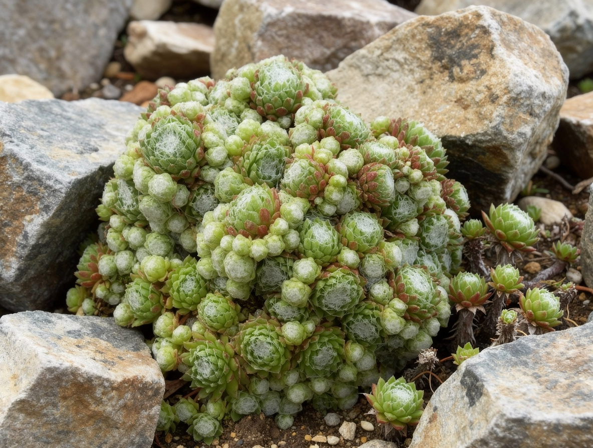Sempervivum arachnoideum 'de Samat'